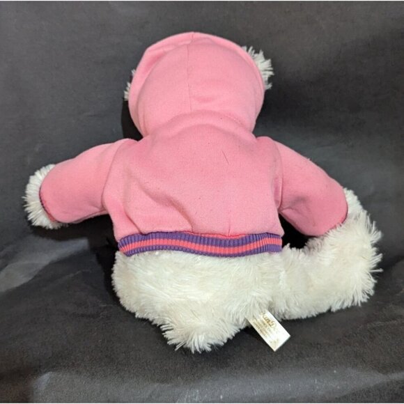 Dan Dee  Teddy Bear With Pink Hoodie plush stuffed animal toy  Love - Picture 3 of 10